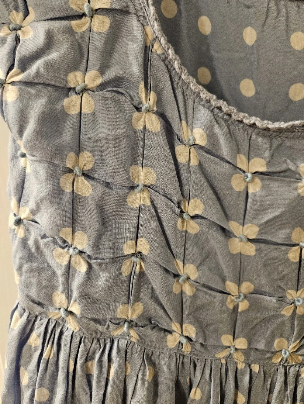 Free People Daisy Dots Mini Dress